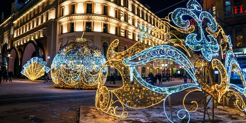 Новогоднее украшение Москвы