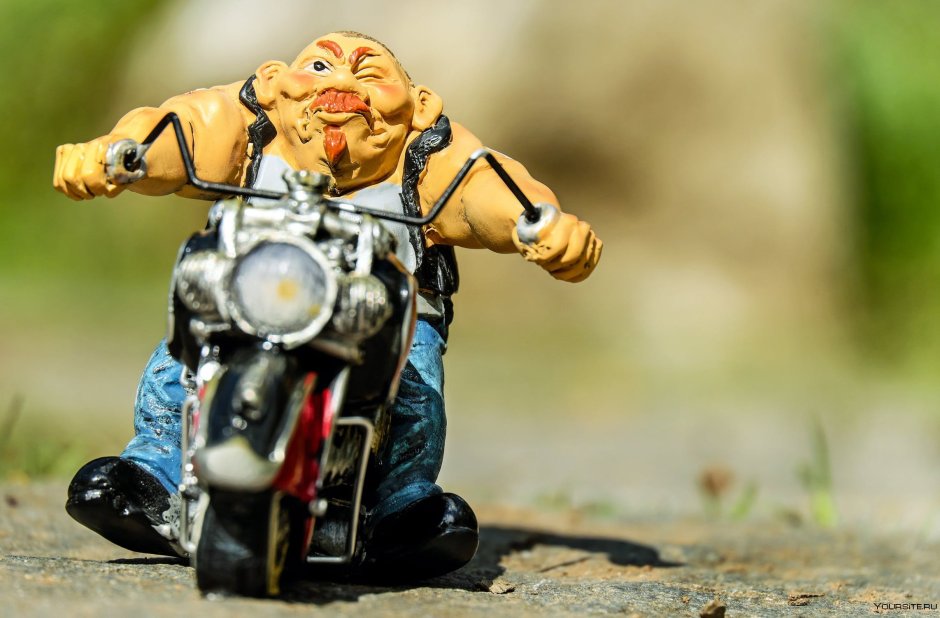 Кукла мотоциклист