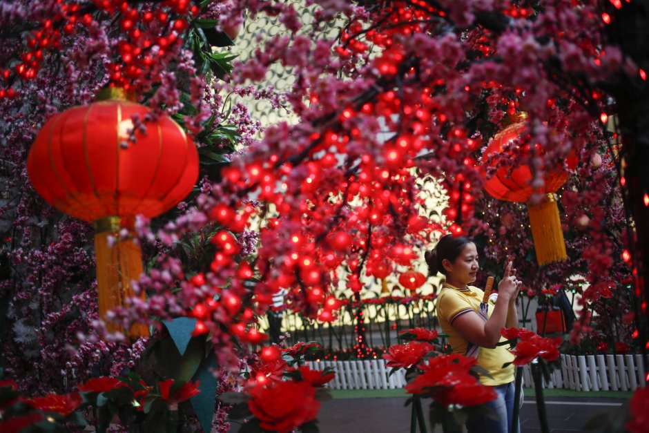 Китайское новогоднее дерево
