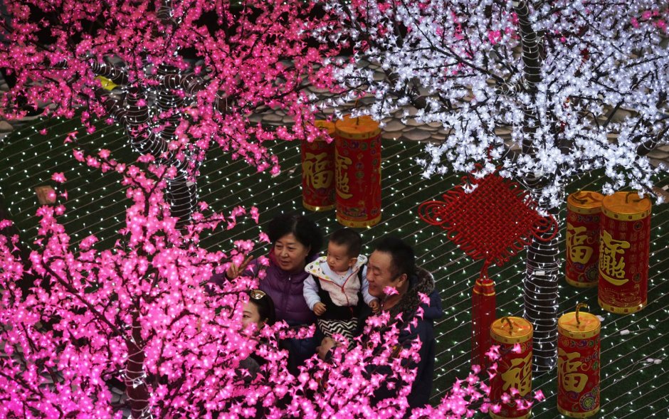 Китайский новый год цветы