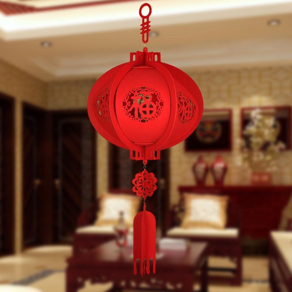 Китайский подвесной фонарик "Red Apple"