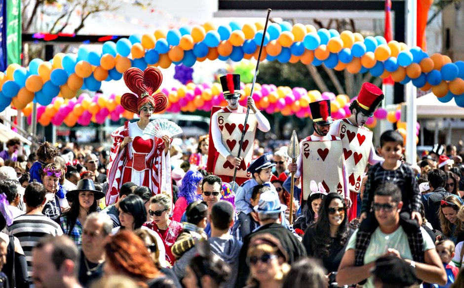 Карнавальный праздник «Пурим» (Purim) - Израиль