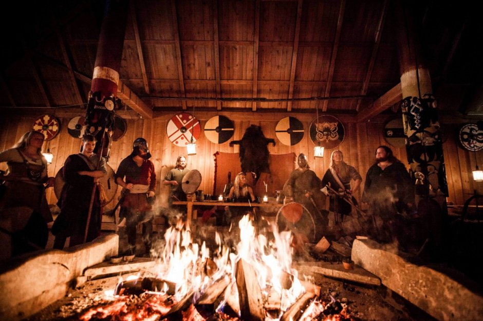Пиршественный зал викингов