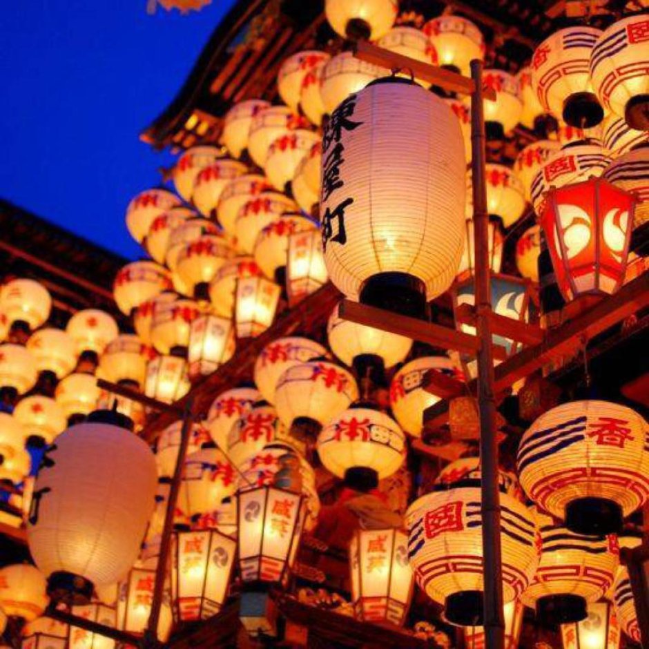 Фестиваль фонариков в Японии
