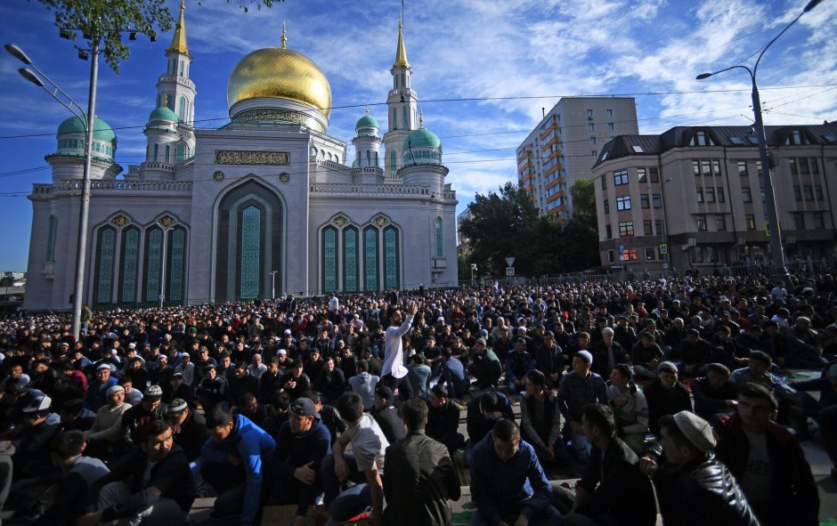 Ураза байрам Московская Соборная мечеть