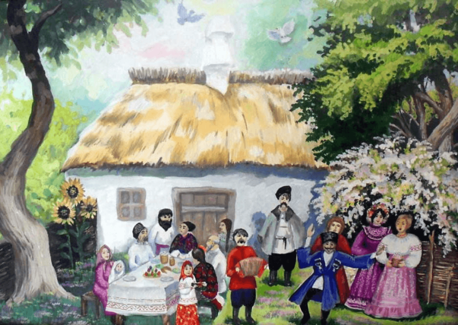 Кубанская Казачья семья