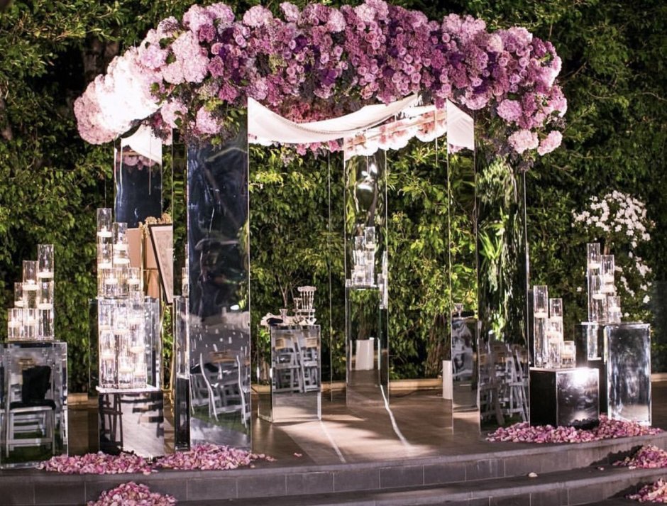 Зеркальная арка для свадьбы