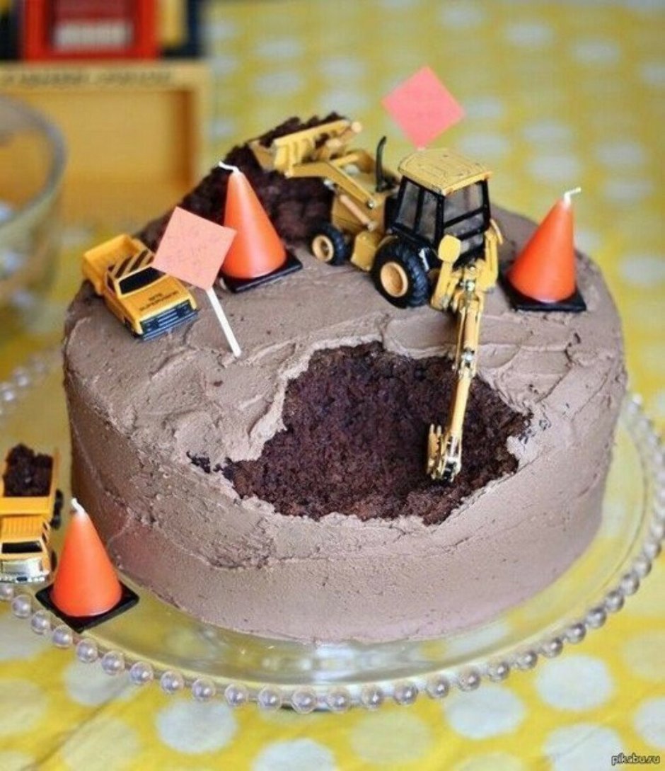 Торт на день строителя