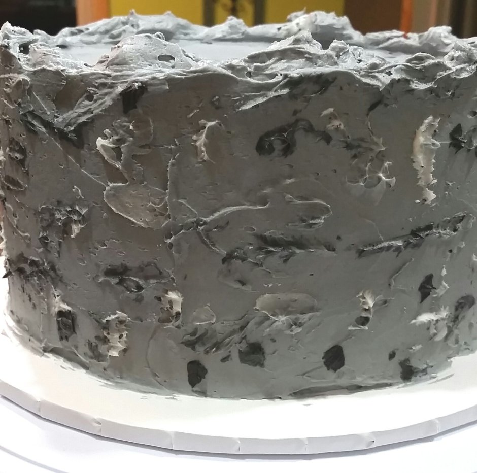 Торт с бетонным покрытием