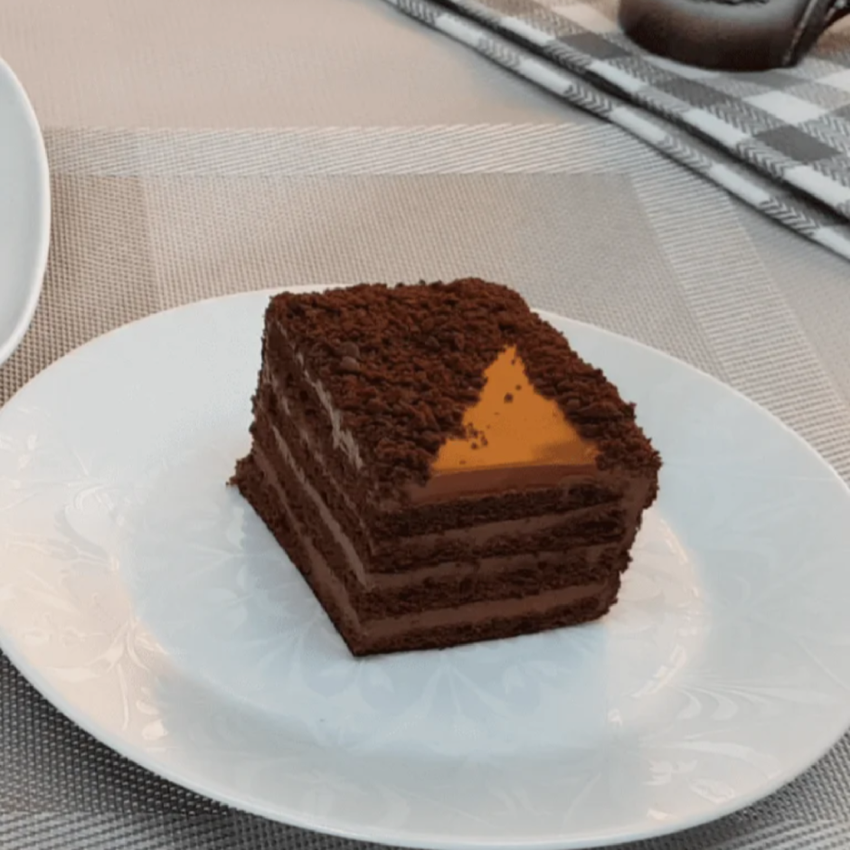 Торт на сковороде со сгущенкой шоколадный