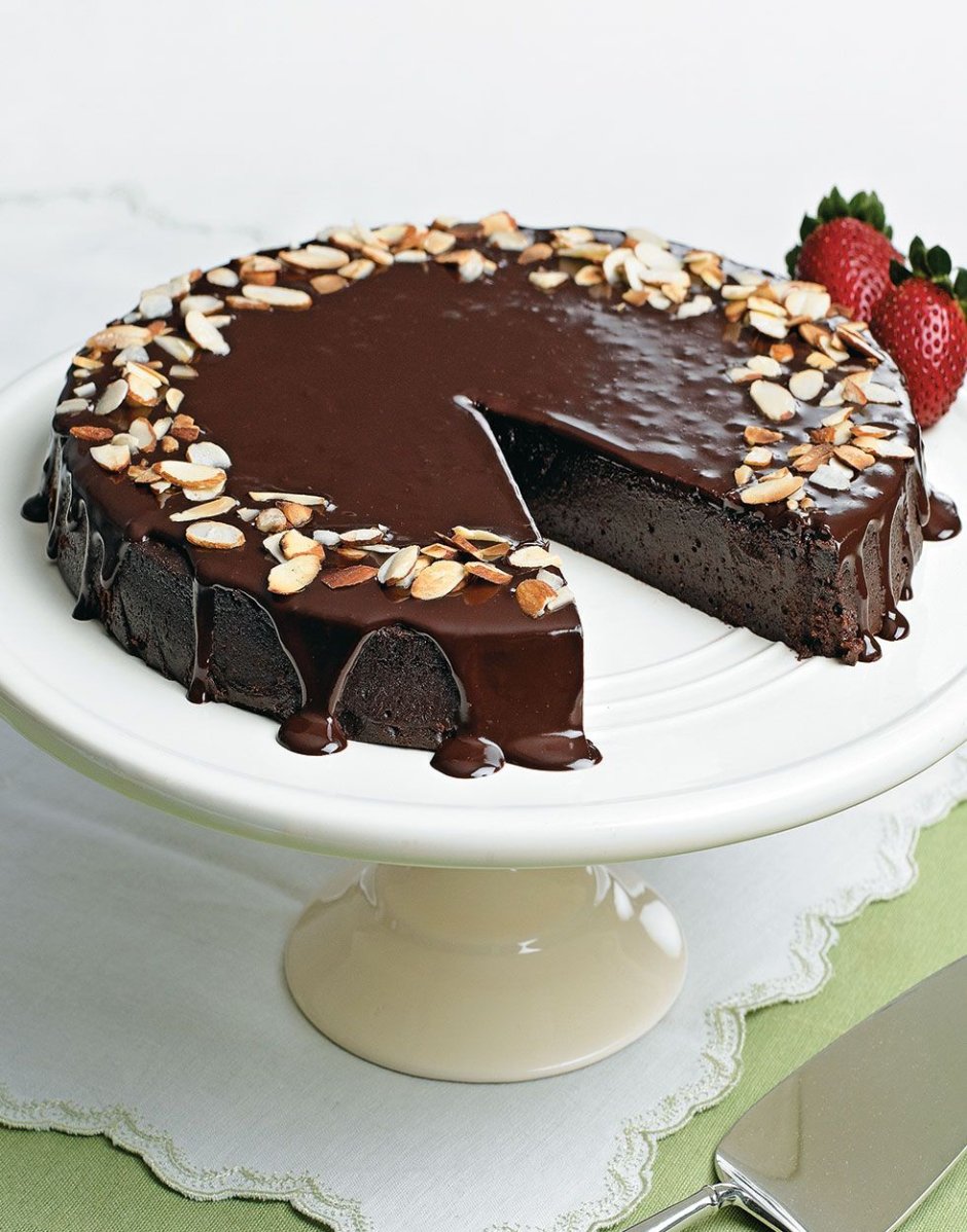 Воздушный шоколадный торт
