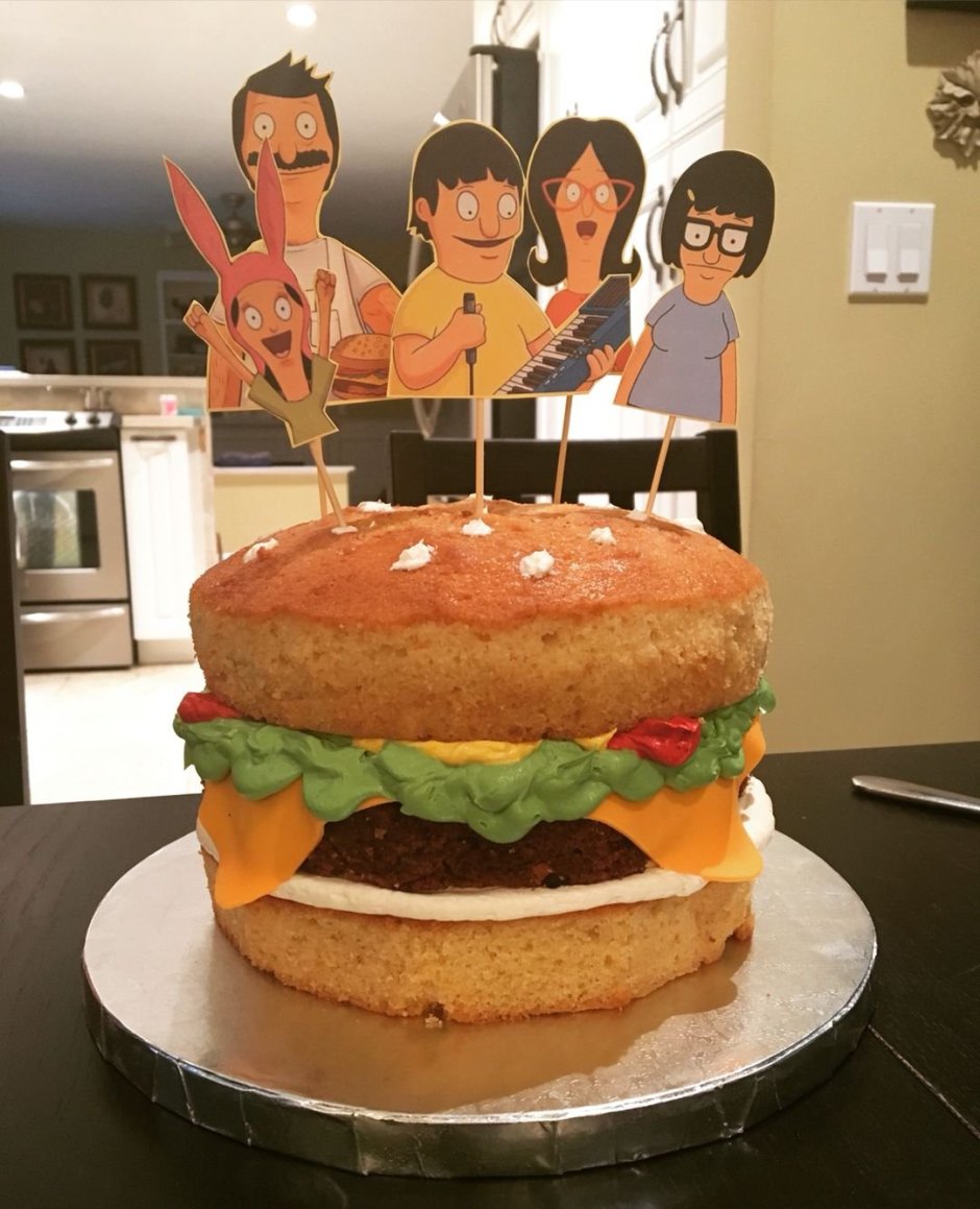 Торты бургеры на день рождения