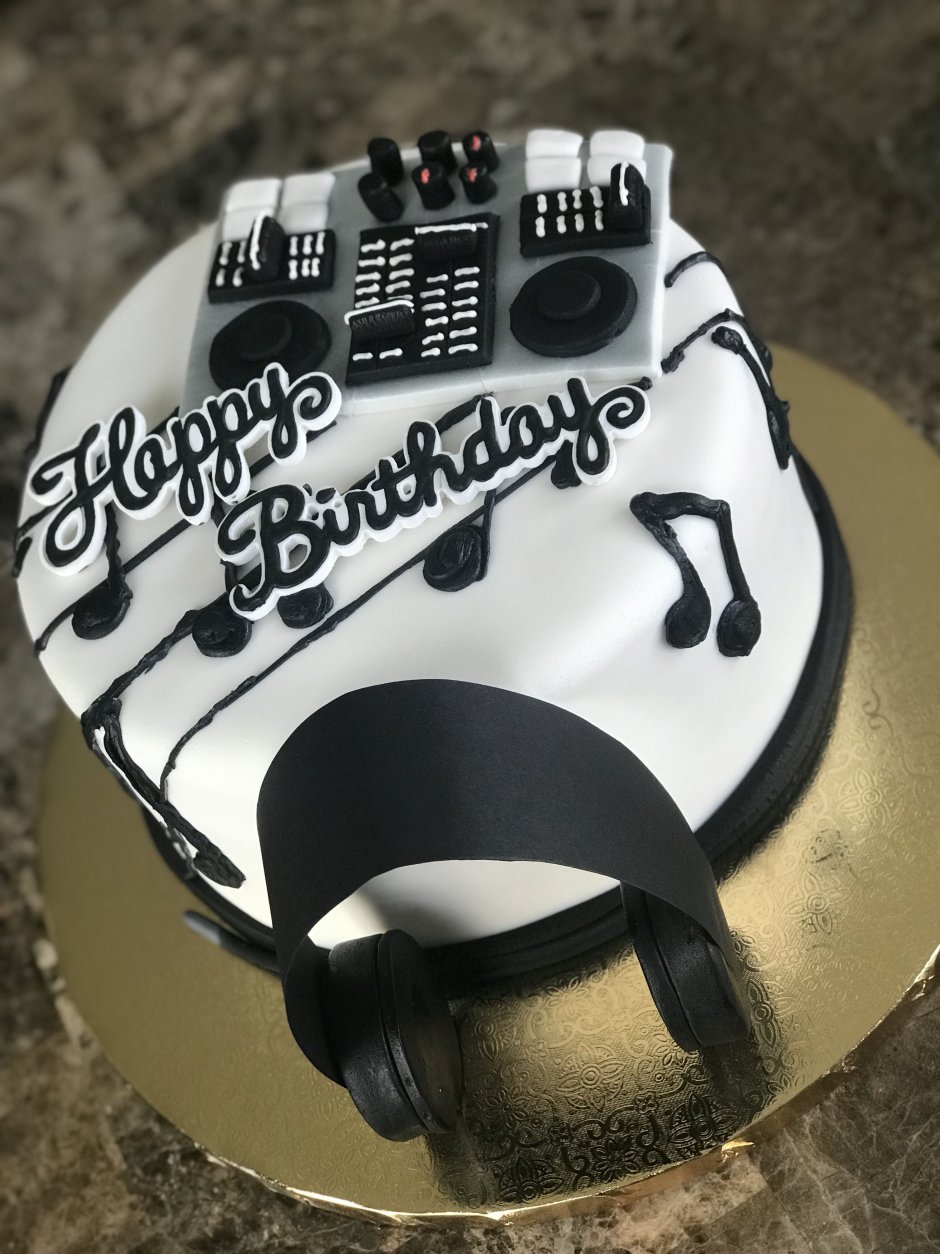 Торт для диджея на день рождения