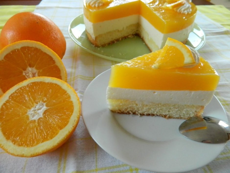 Торт апельсиновое чудо