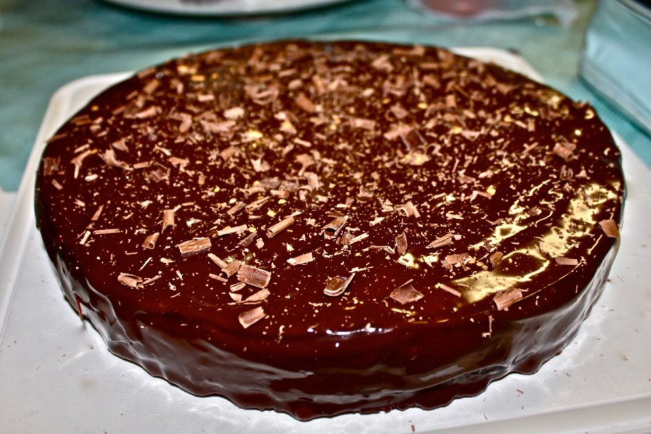 Шоколадный тортик на сковороде