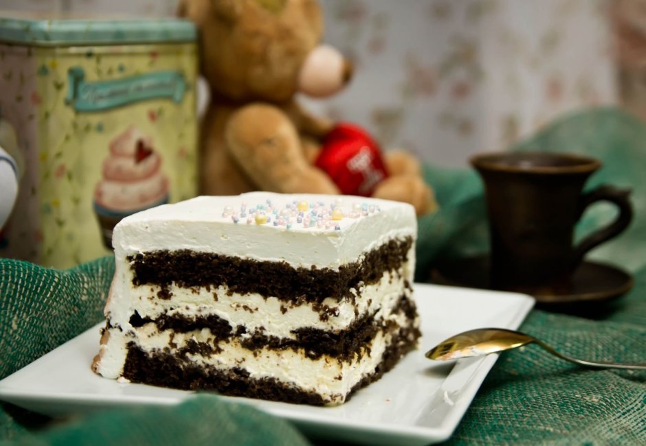Черёмуховый торт классический