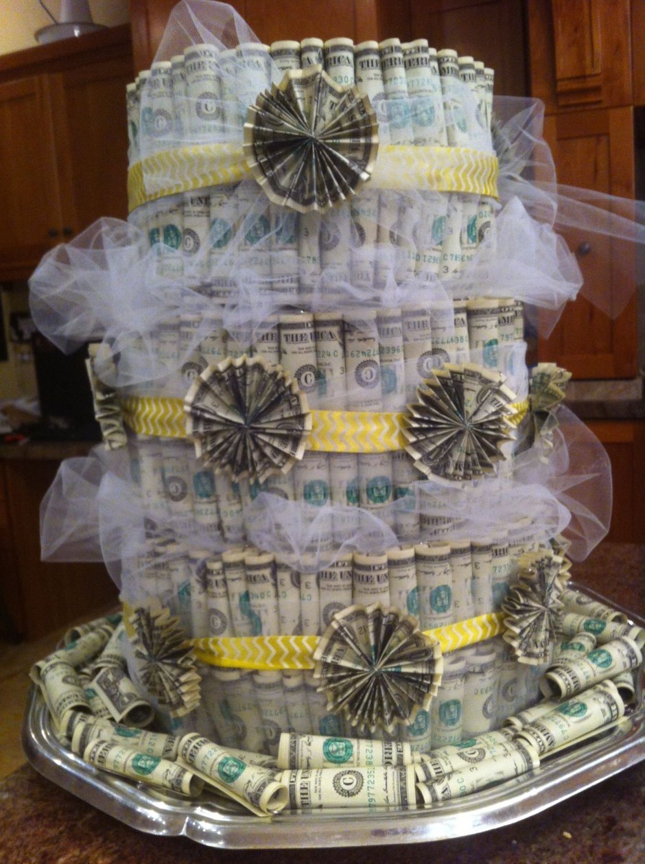 Торт из съедобных денег