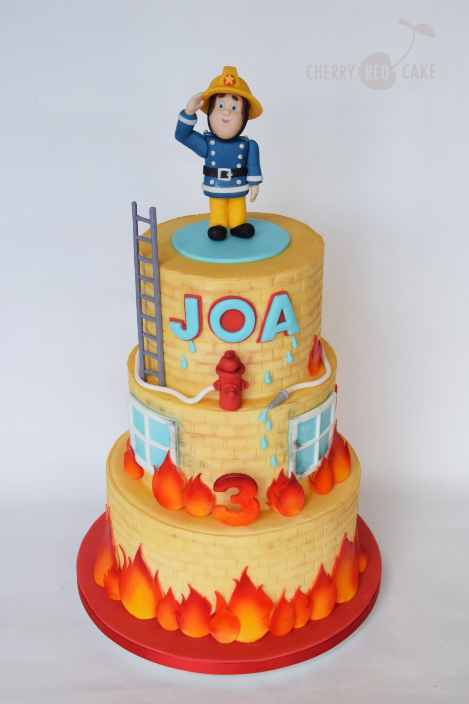 Торт пожарный Сэм для мальчика