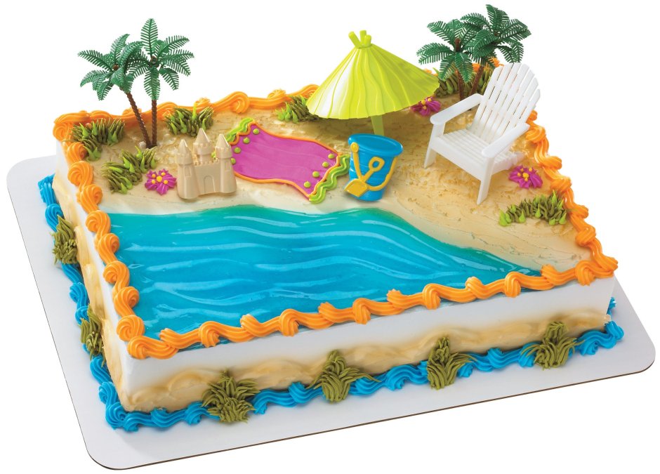 Торт пляж