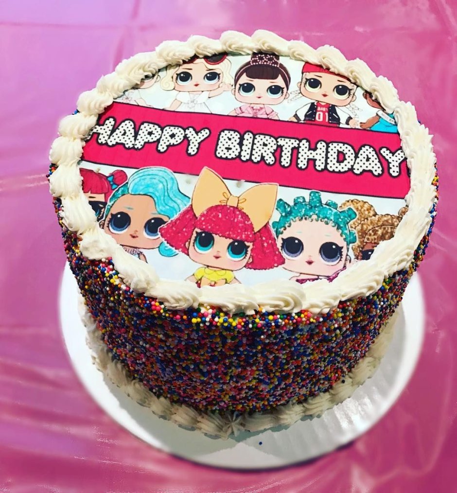 Тортики для девочек на день рождения ЛОЛ