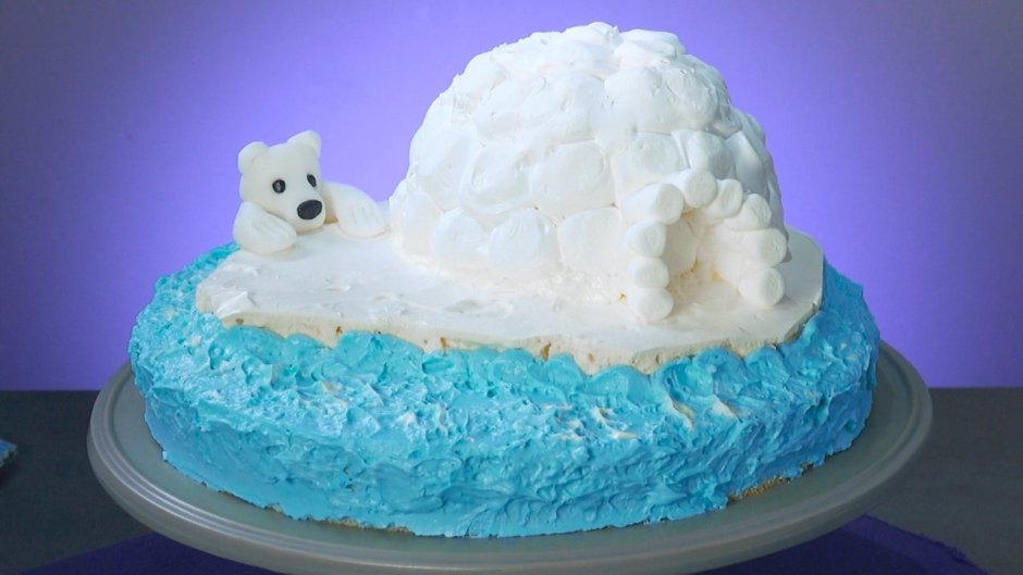 Торт полярный мишка