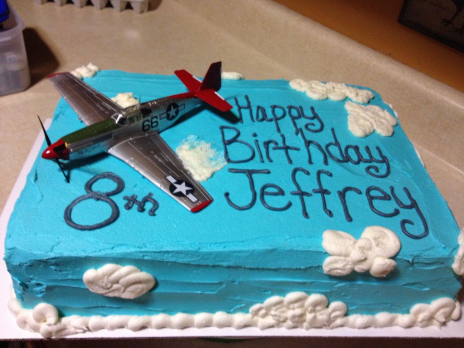 Тортик с самолетом
