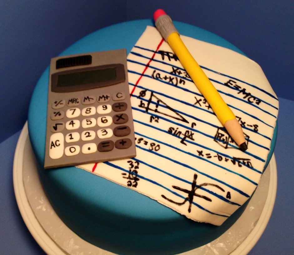 Тортик для учителя математики