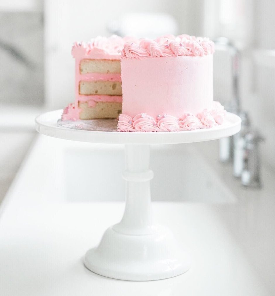 Торт розовый жемчуг прямоугольный