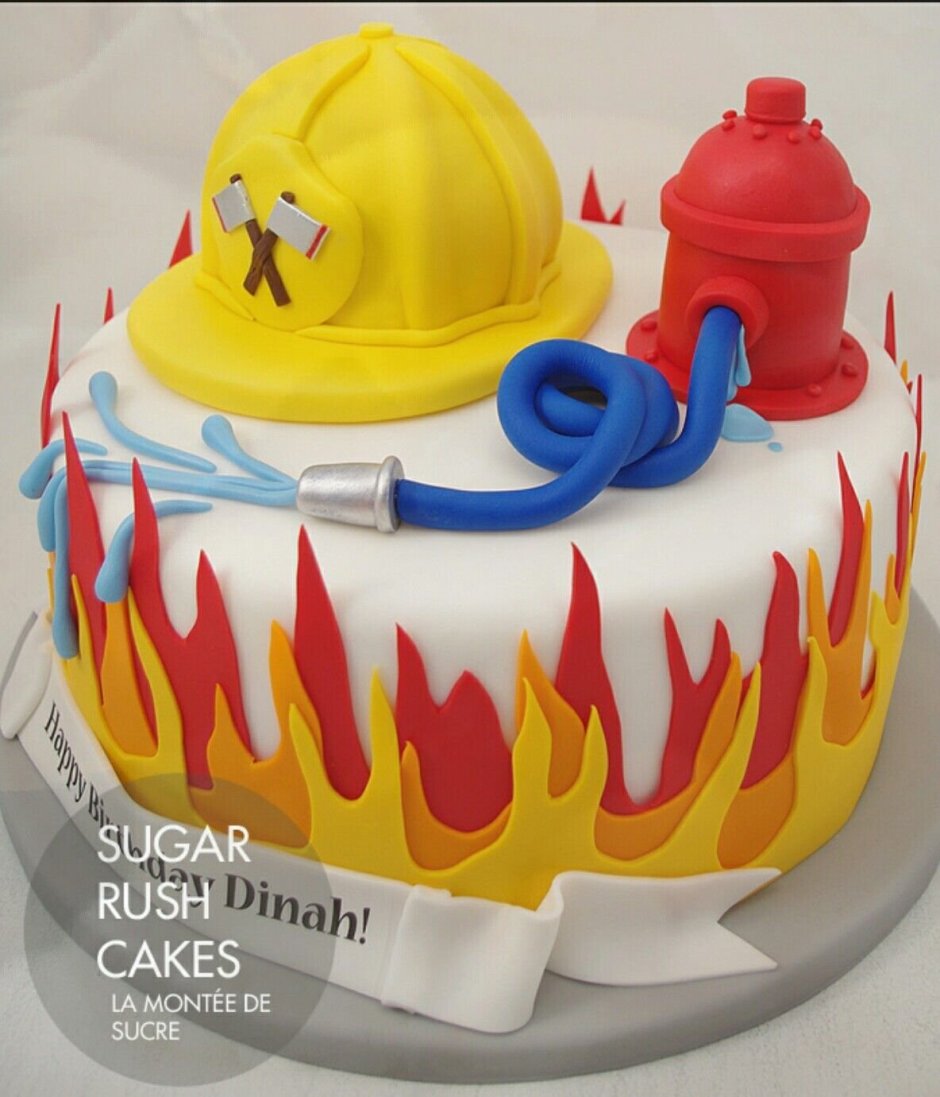 Тортик для пожарного