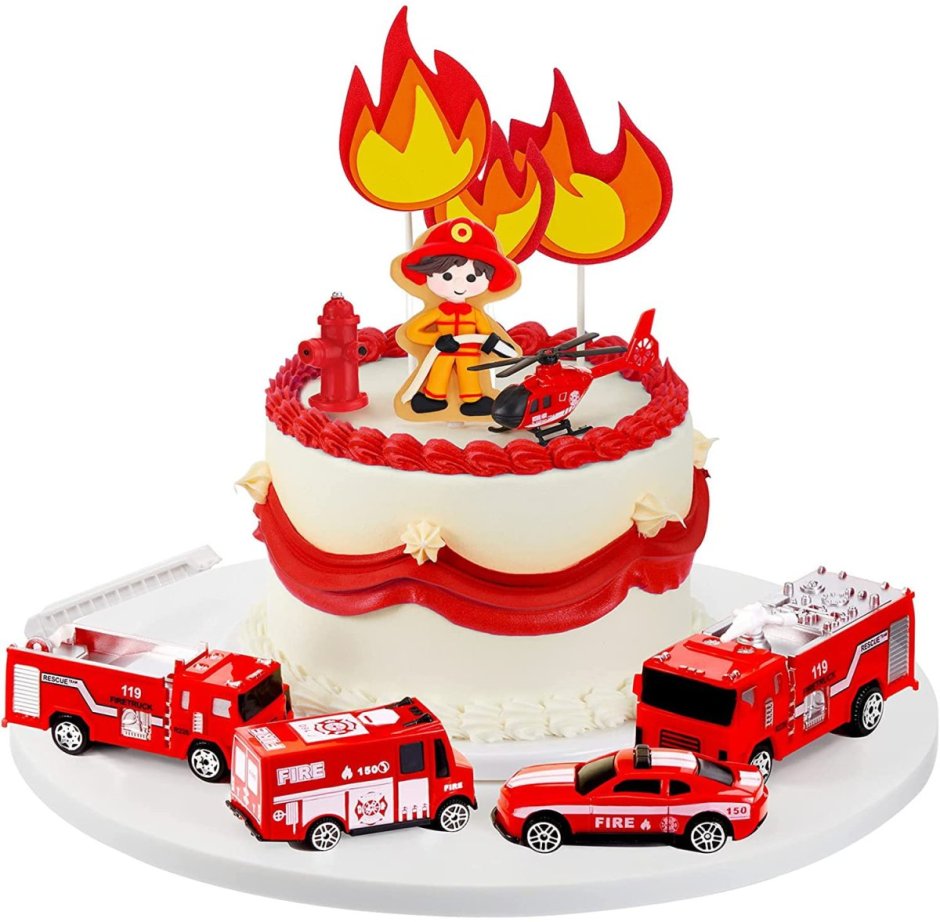 Торт пожарный Рой