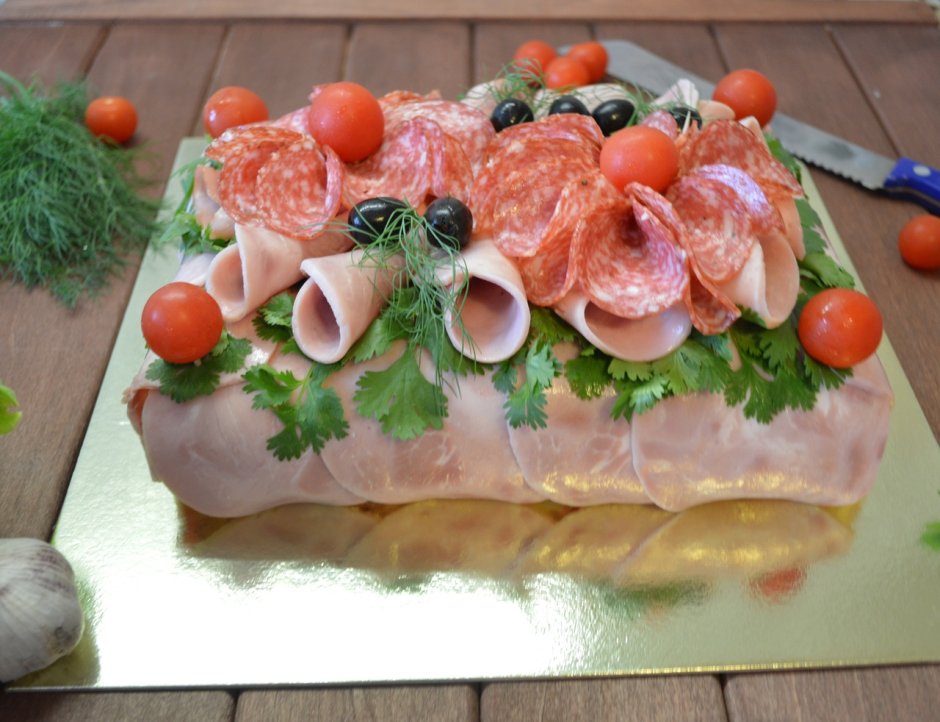 Свадебный рыбный торт
