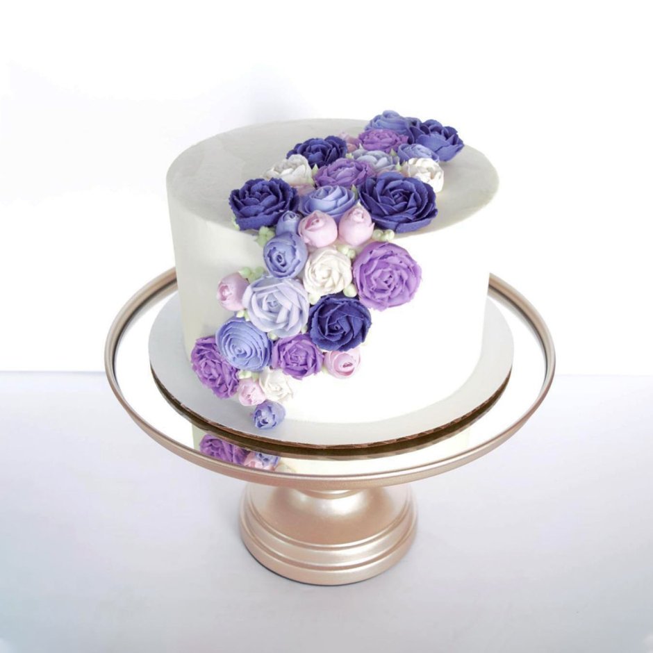 Cake Decorating Violets