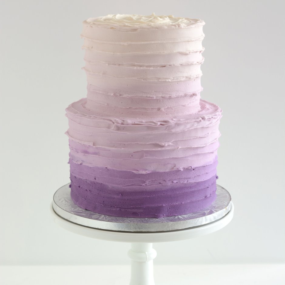 Торт омбре фиолетовый