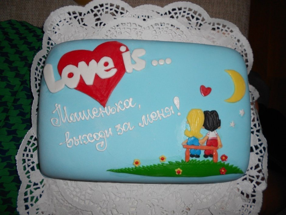 Надпись на торт любимому