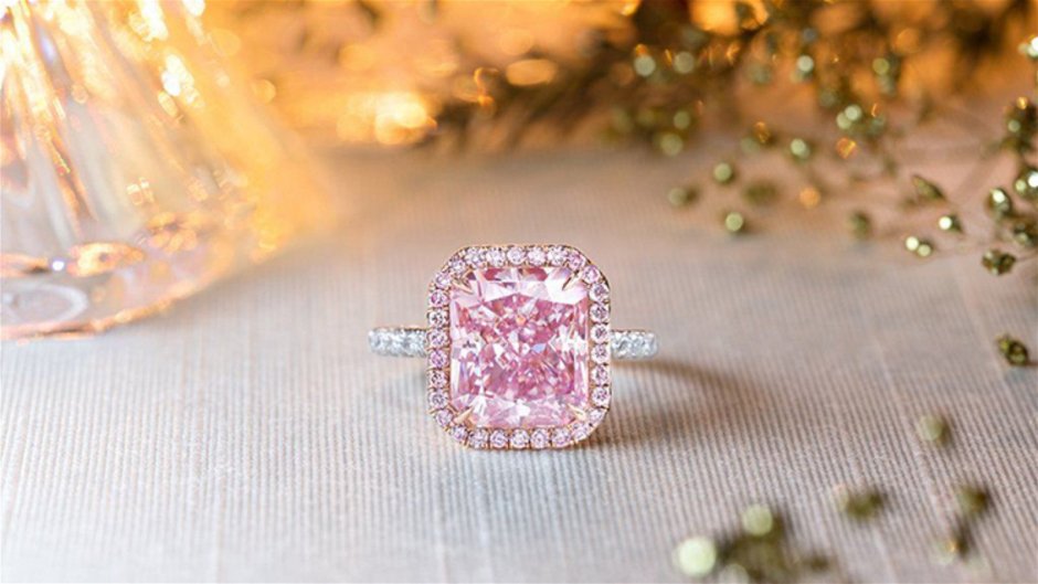 Harry Winston Pink Diamond Ring