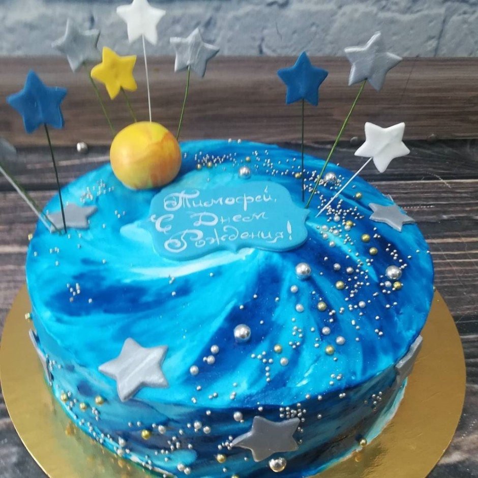 Торт космос для мальчика 6 лет