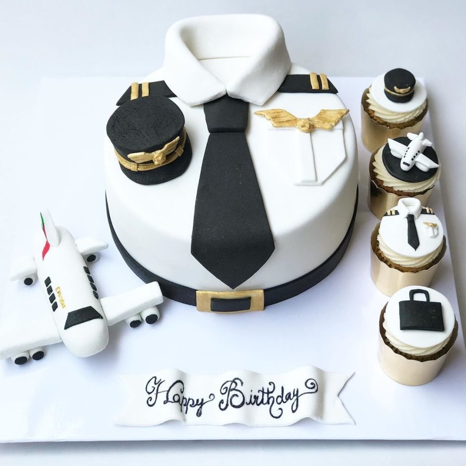 Торт пилоту на день рождения