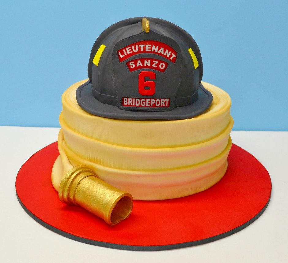 Торт пожарнику