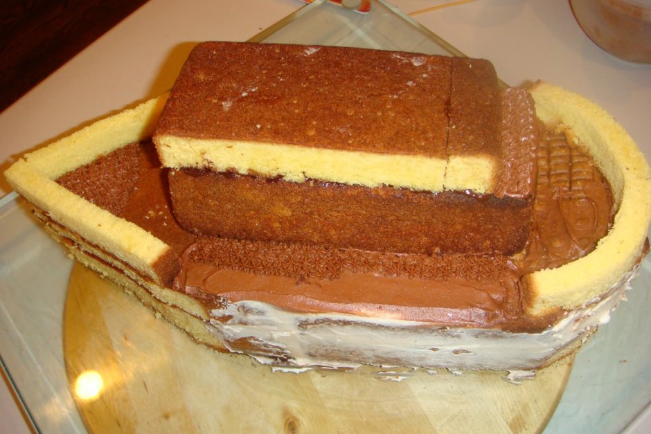 Бисквитный торт Титаник