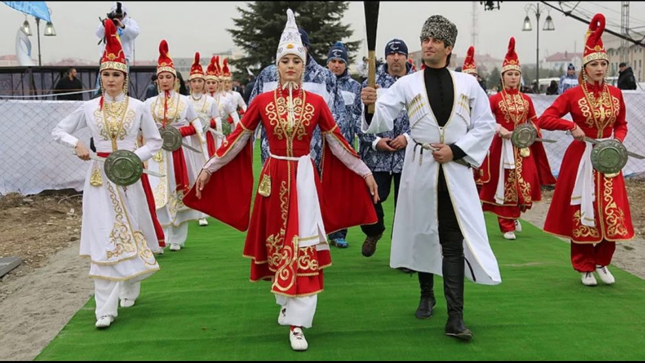 Национальные костюмы народов России ингуши