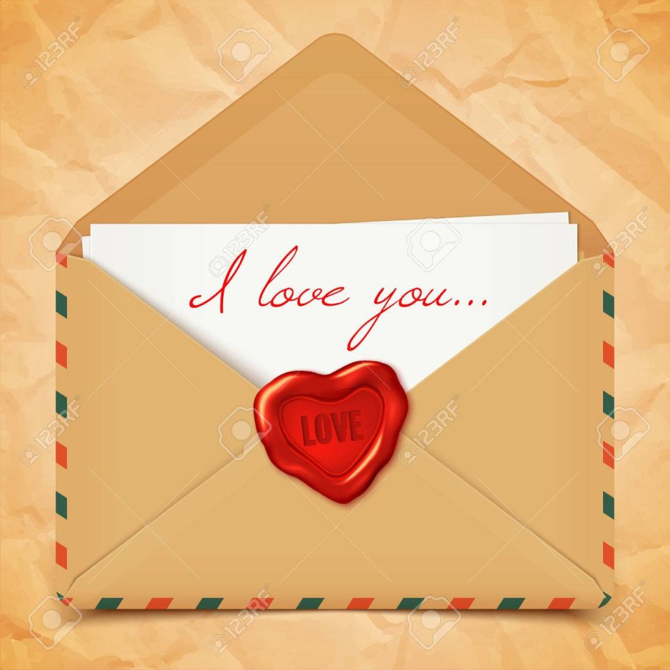 Конверт для любовного письма