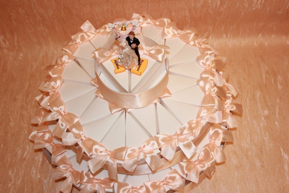 Свадебный бумажный торт