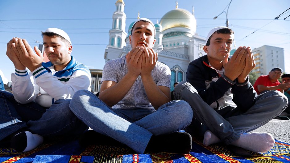 Ураза-байрам мечеть Чечня