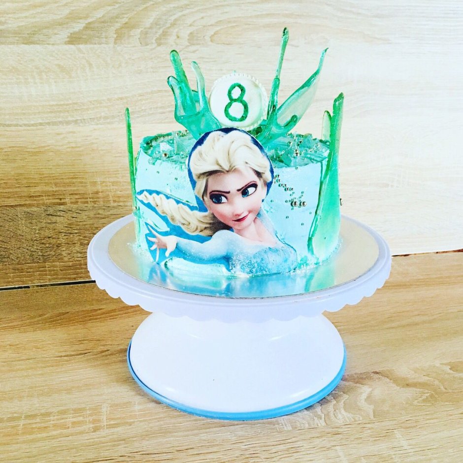 Торт для девочки 8 лет на день рождения Холодное сердце