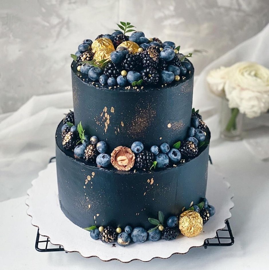 Голубой торт Эстетика