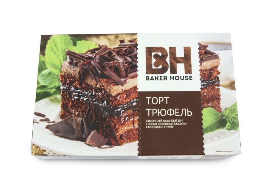 Торт Baker House бисквитный трюфель 350 г