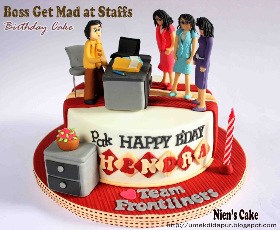 Happy Birthday Boss торт