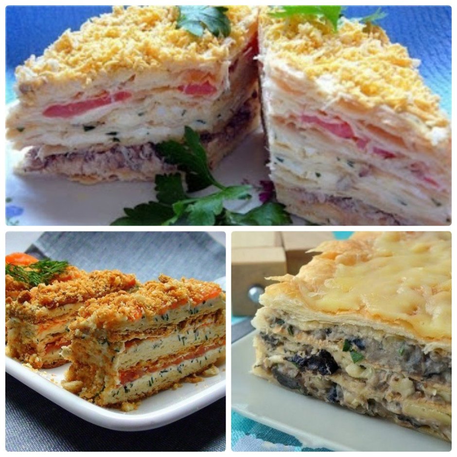 Закусочный торт «Наполеон» snack Cake "