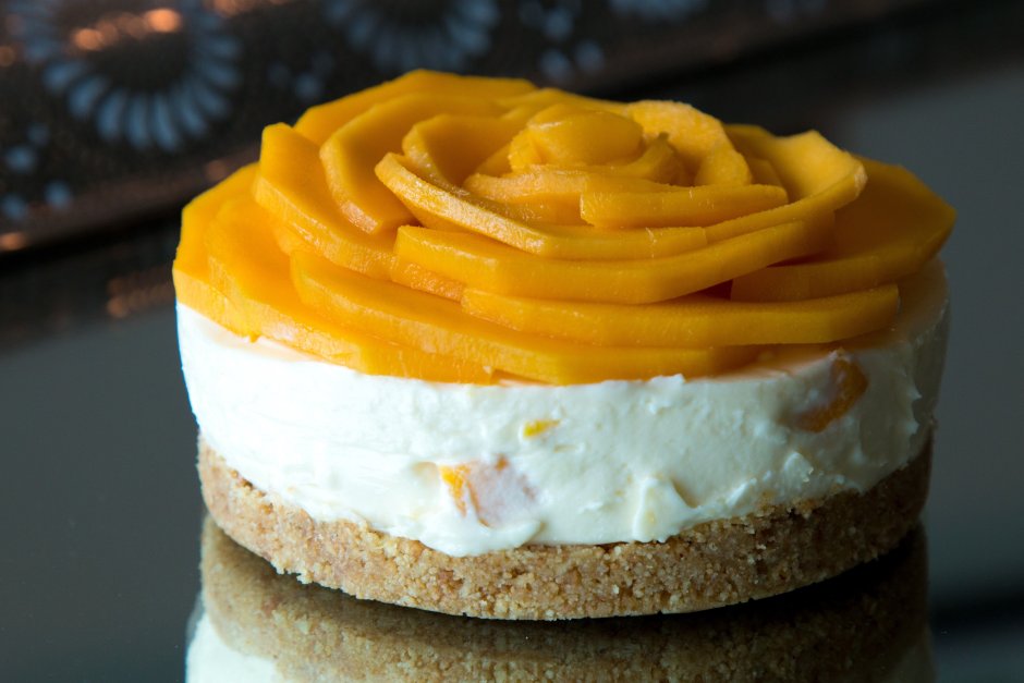 Mini Cheese Mango Cake