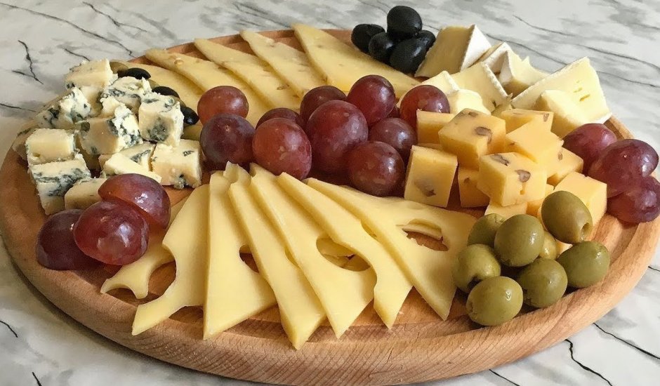 Сыр нарезка на праздничный стол